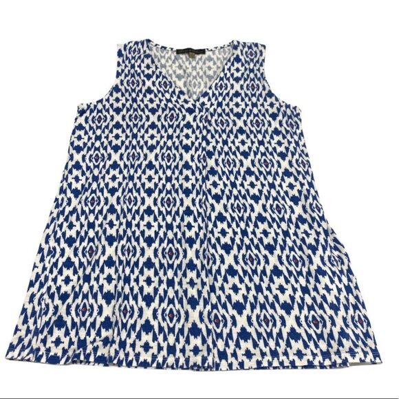 ROSE & OLIVE Blue sleeveless top size Small - Picture 1 of 6